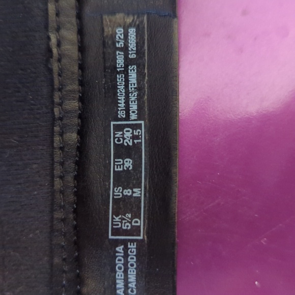 EUC Tall Black Leather Boots - size 8 - Picture 12 of 12